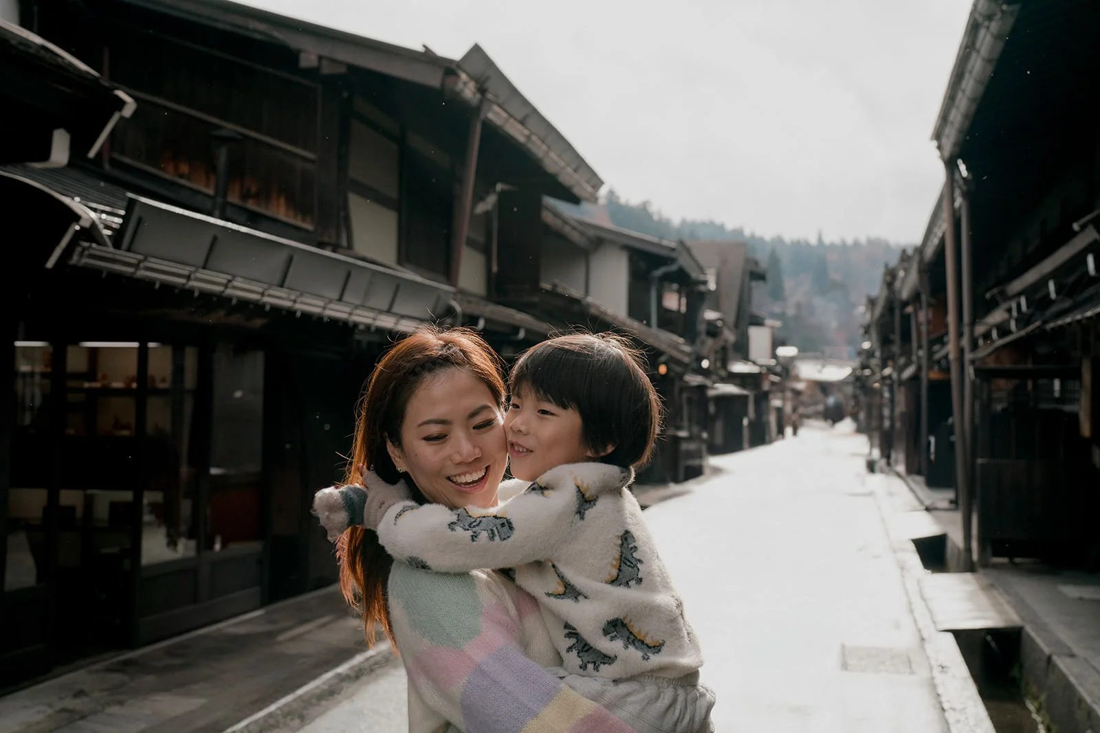 family photoshoot takayama snow