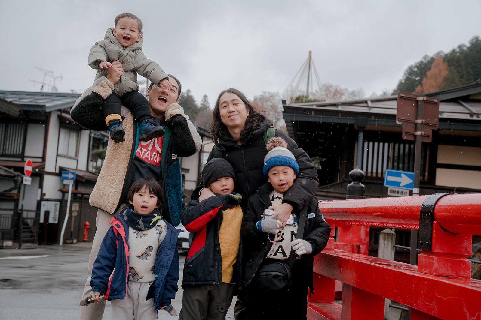 family photoshoot takayama snow