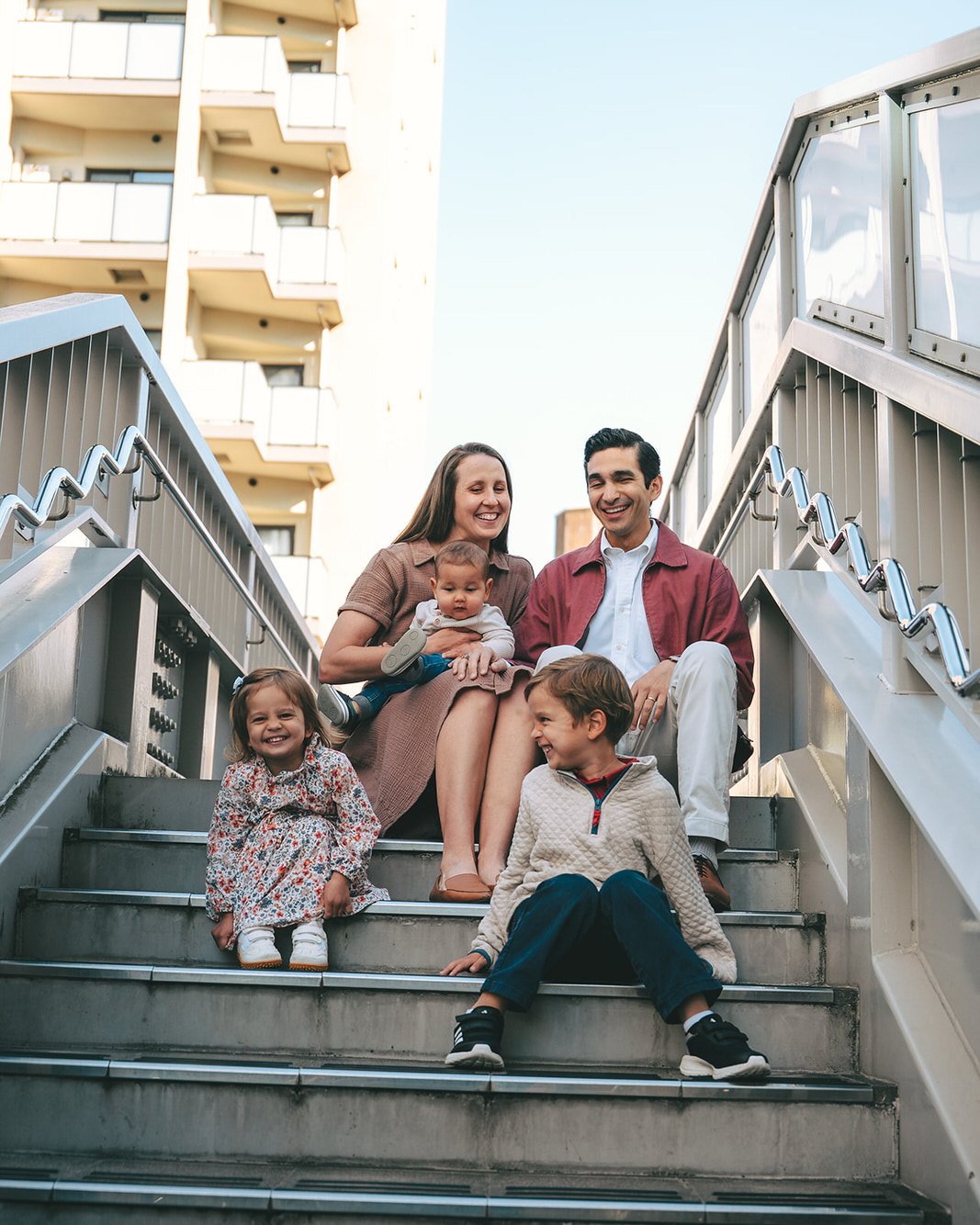 family photoshoot tokyo neighborhood