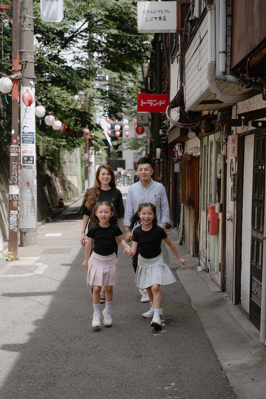 family photoshoot tokyo shibuya