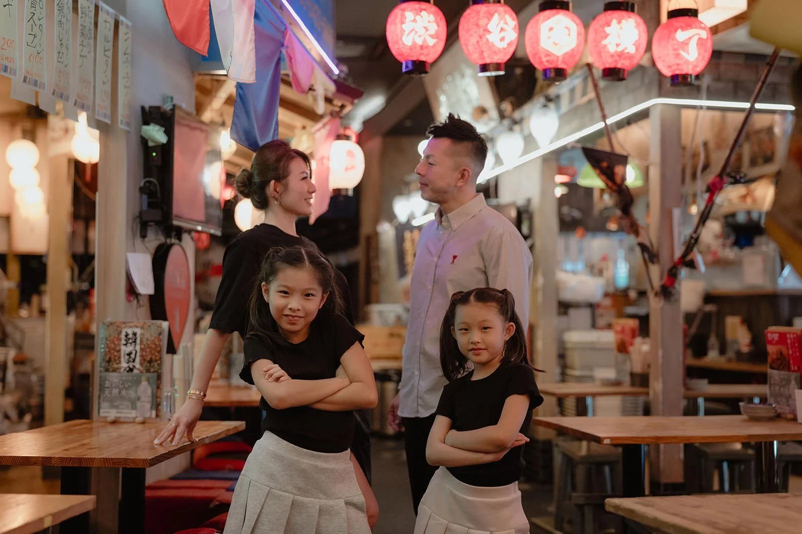 family photoshoot tokyo shibuya