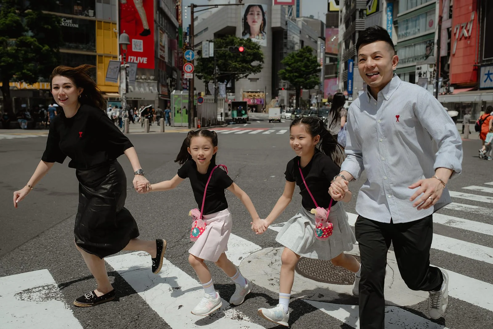 family photoshoot tokyo shibuya