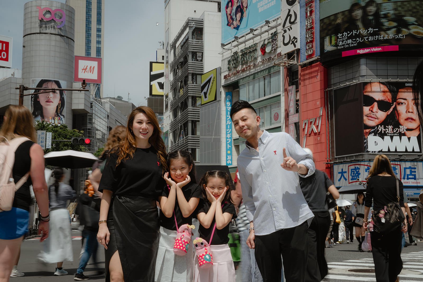 family photoshoot tokyo shibuya