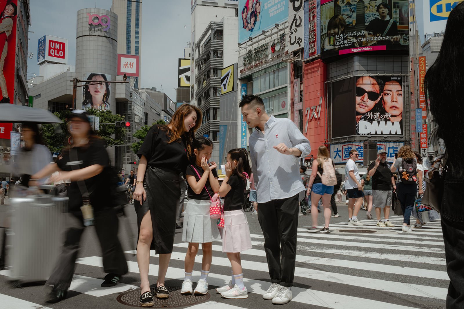 family photoshoot tokyo shibuya