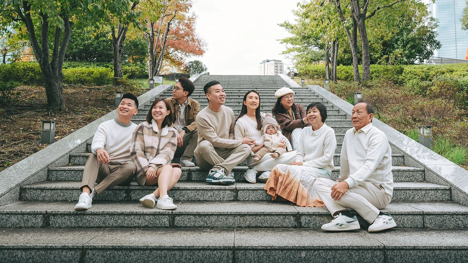 family photoshoot tokyo tower