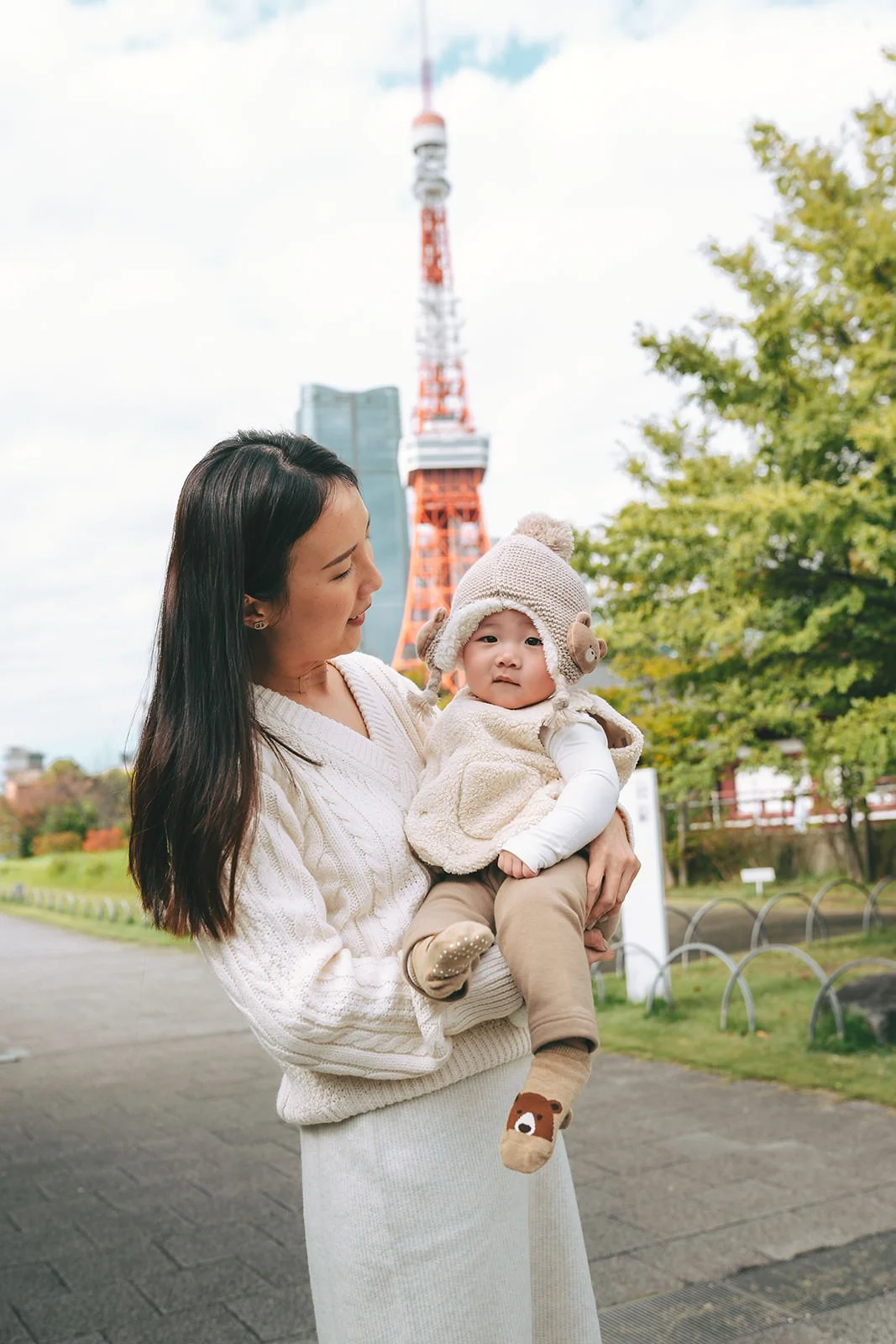 family photoshoot tokyo tower