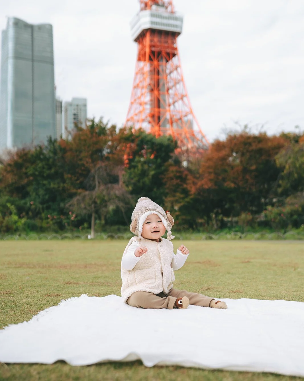 family photoshoot tokyo tower