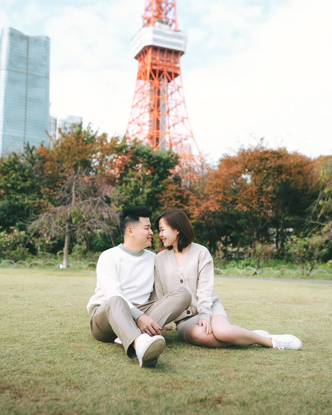 family photoshoot tokyo tower