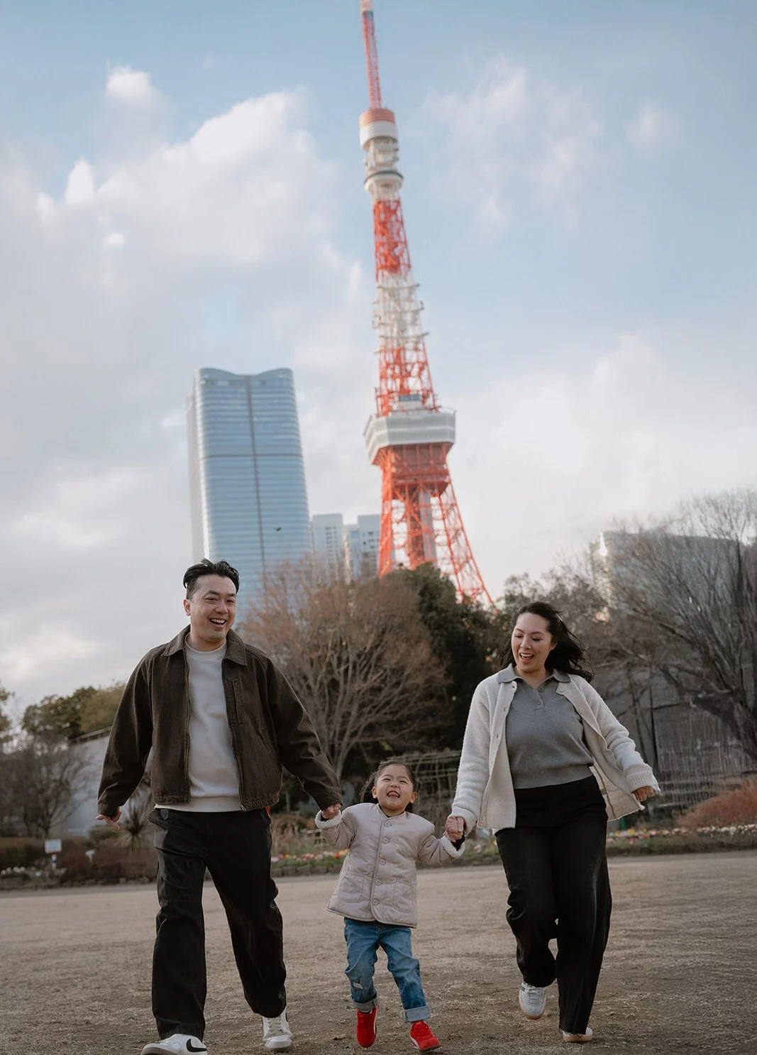 family photoshoot tokyo zojoji