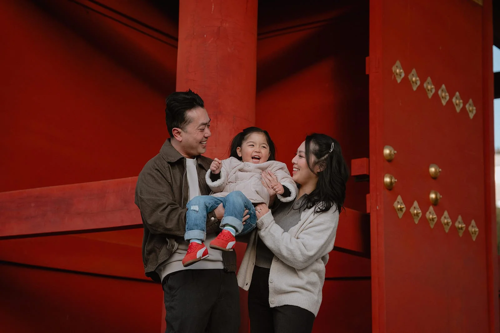 family photoshoot tokyo zojoji