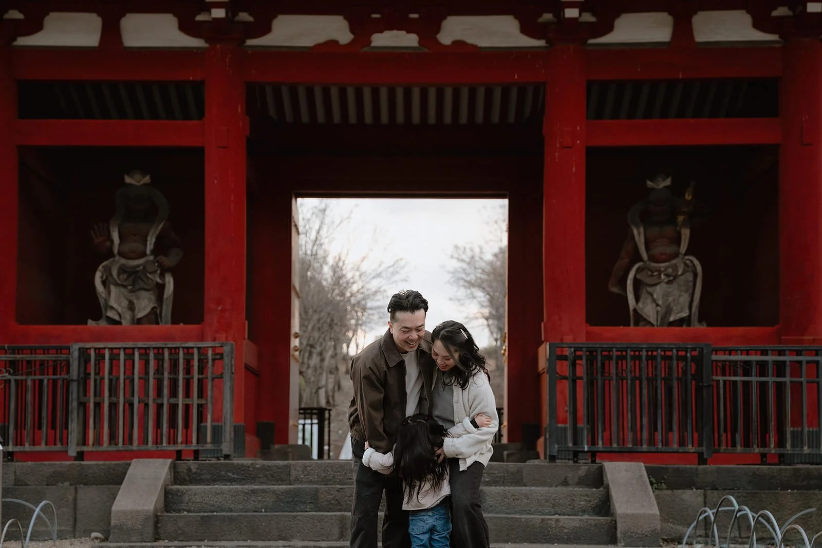family photoshoot tokyo zojoji