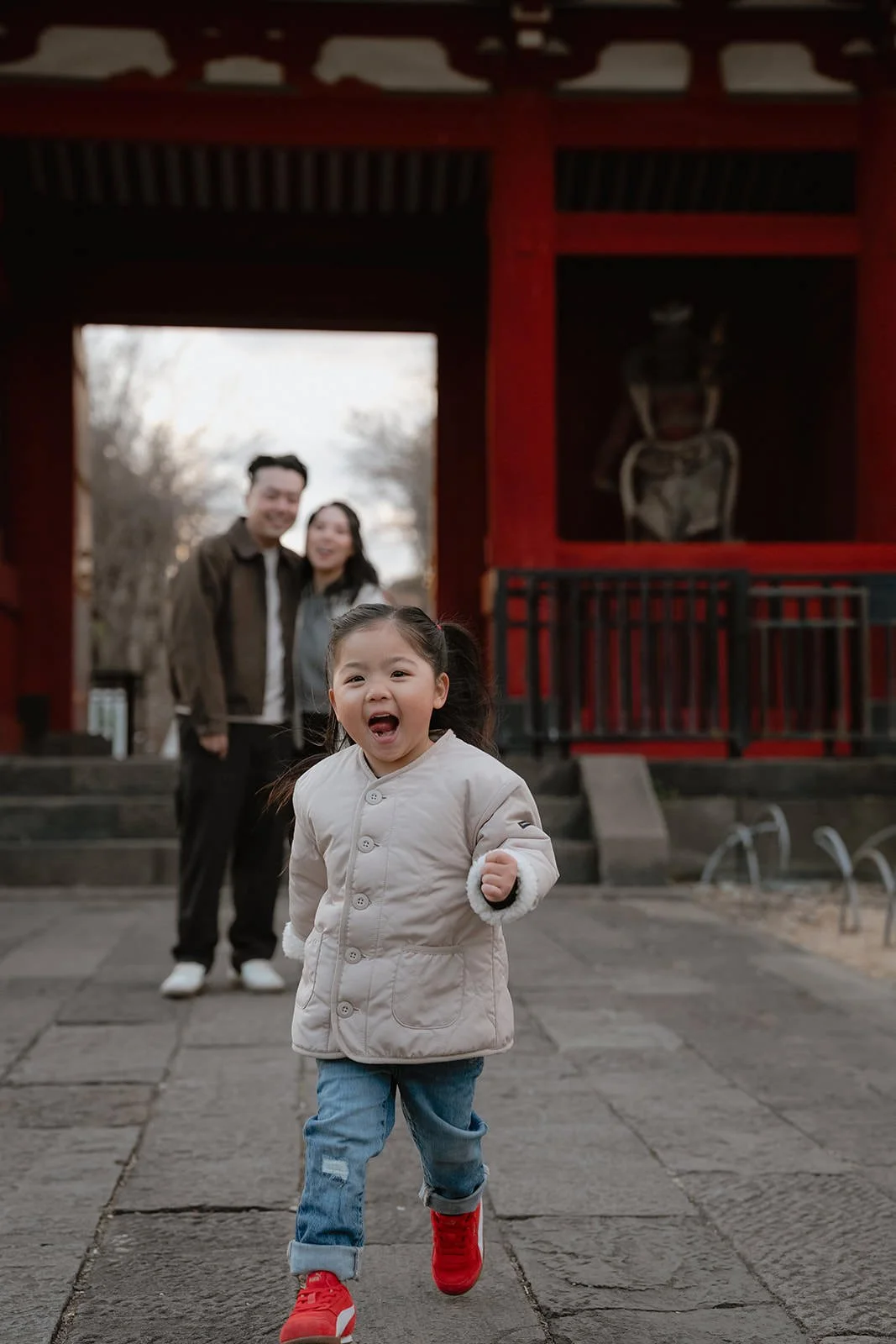 family photoshoot tokyo zojoji