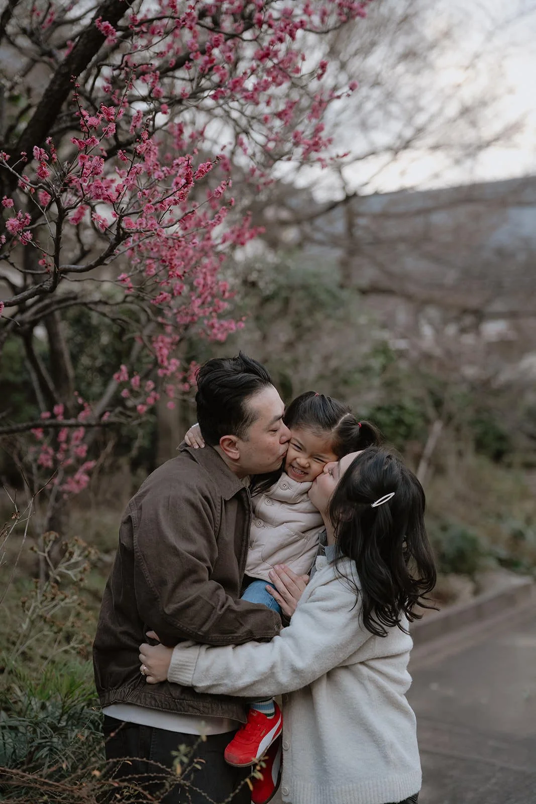 family photoshoot tokyo zojoji