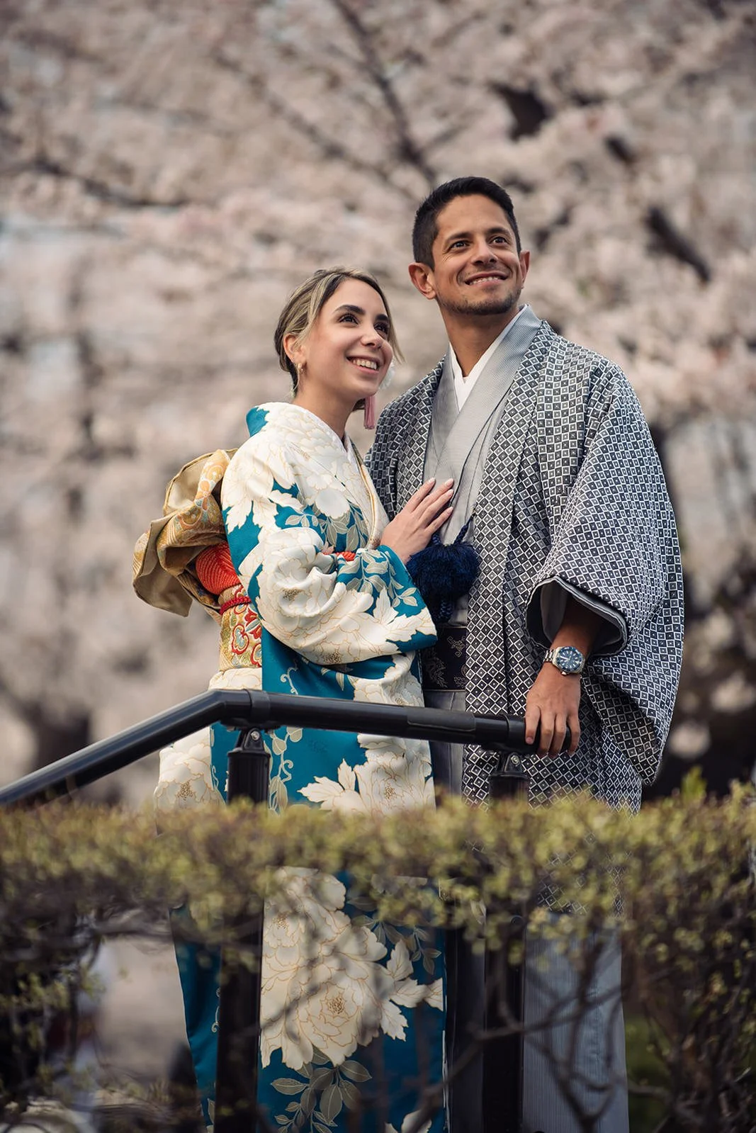Kimono proposal photoshoot cherry blossoms Sumida Koen Tokyo, photo 3