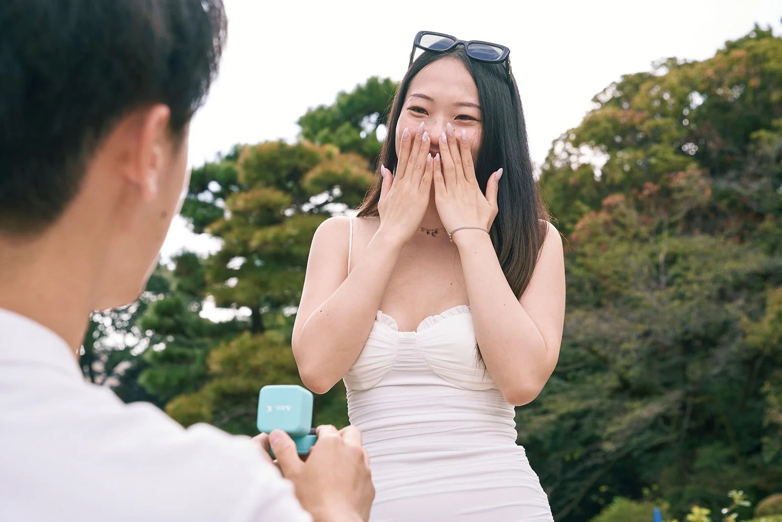 Proposal photoshoot Shinjuku Gyoen summer Tokyo, photo 4