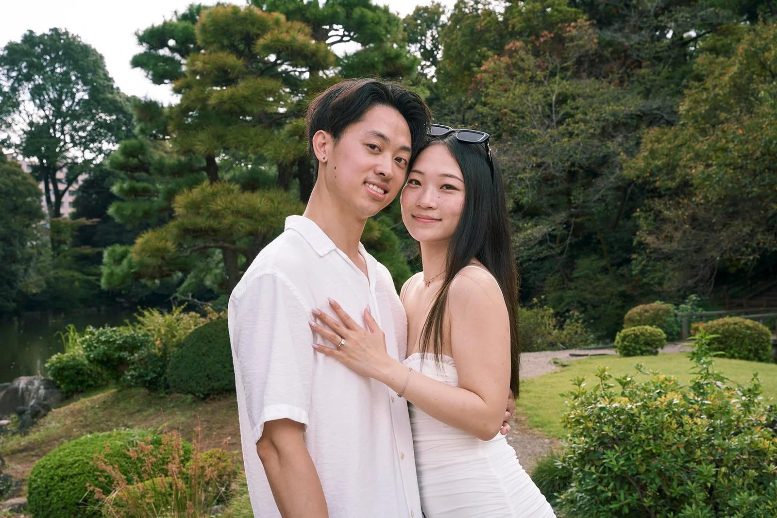 Proposal photoshoot Shinjuku Gyoen summer Tokyo, photo 8