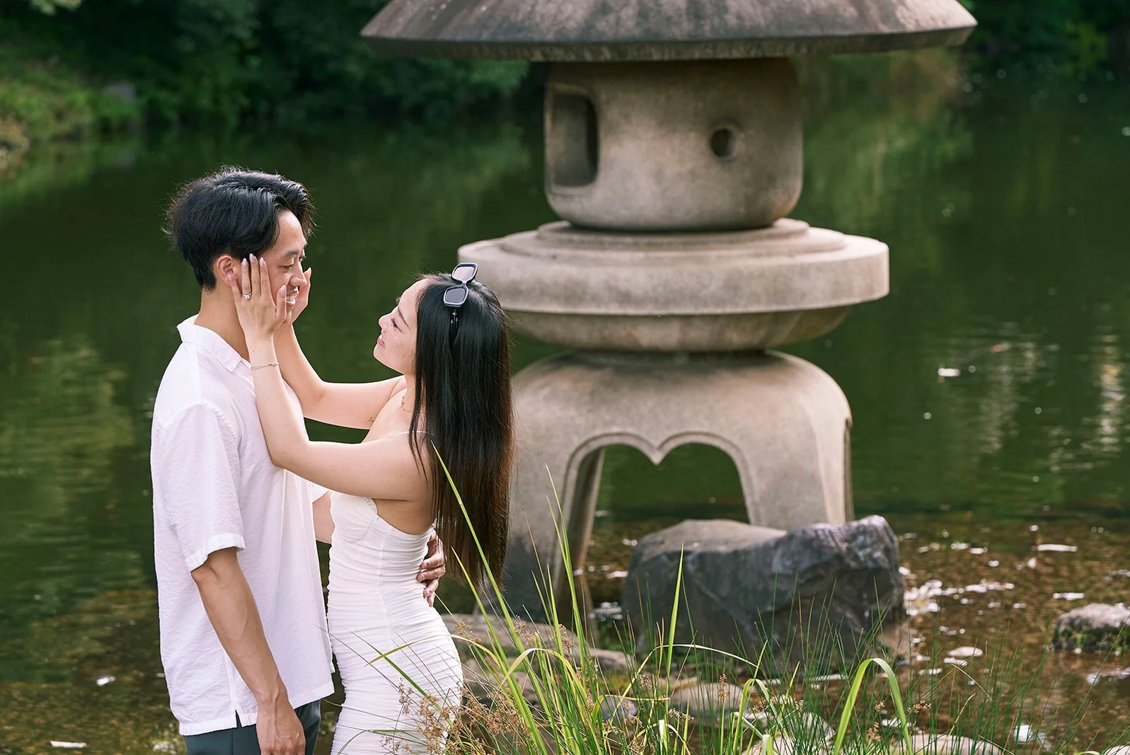 Proposal photoshoot Shinjuku Gyoen summer Tokyo, photo 11