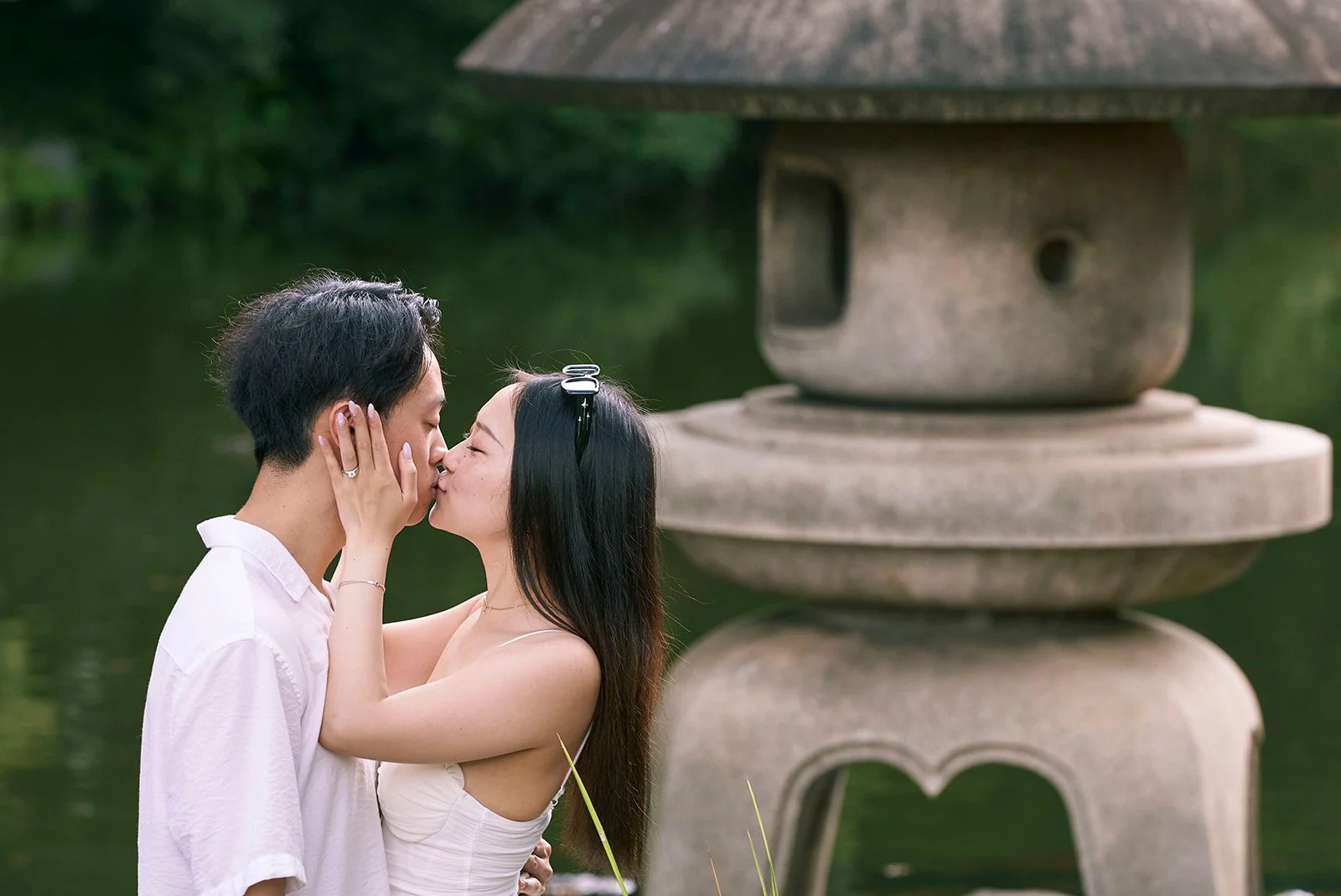 Proposal photoshoot Shinjuku Gyoen summer Tokyo, photo 12