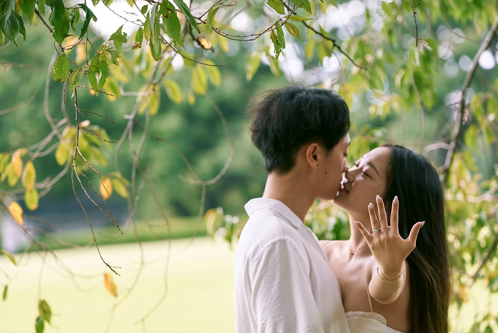 Proposal photoshoot Shinjuku Gyoen summer Tokyo, photo 16