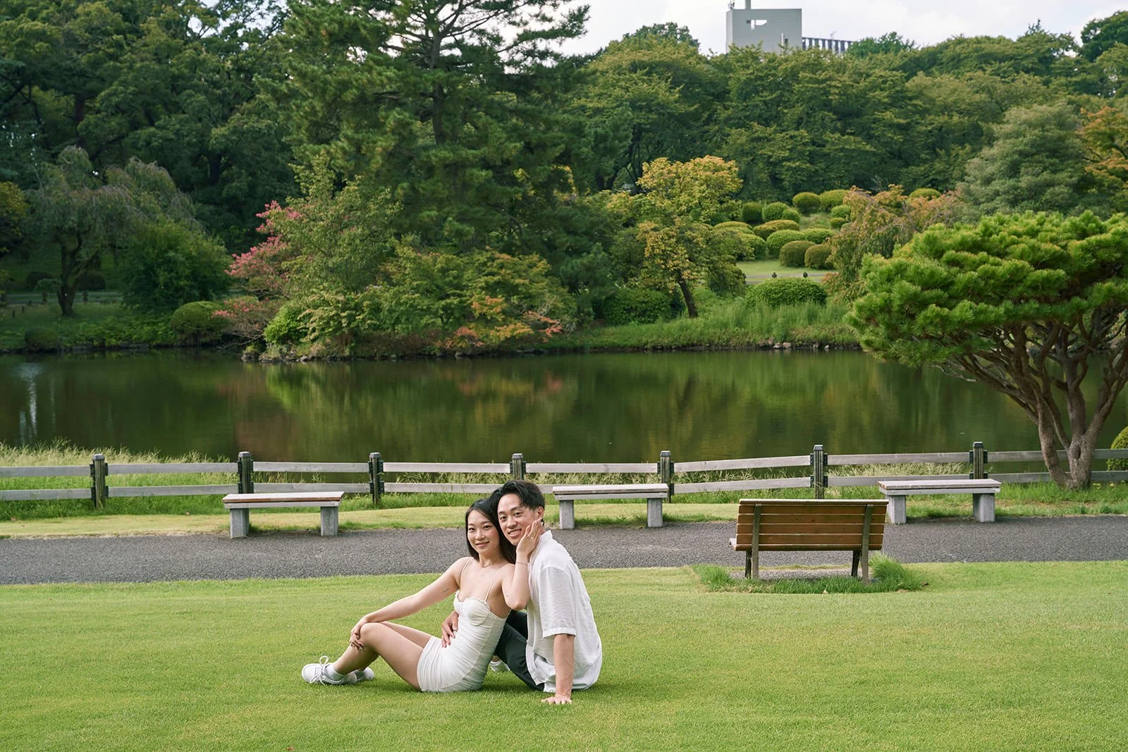 Proposal photoshoot Shinjuku Gyoen summer Tokyo, photo 18