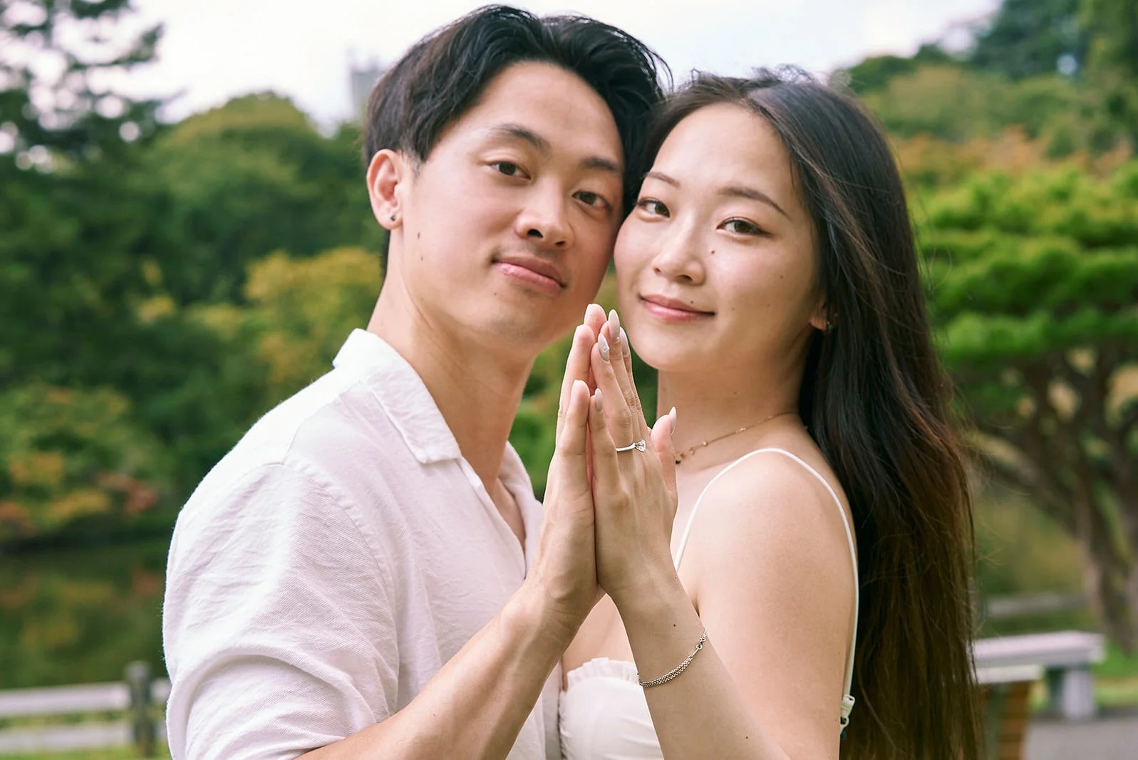Proposal photoshoot Shinjuku Gyoen summer Tokyo, photo 20