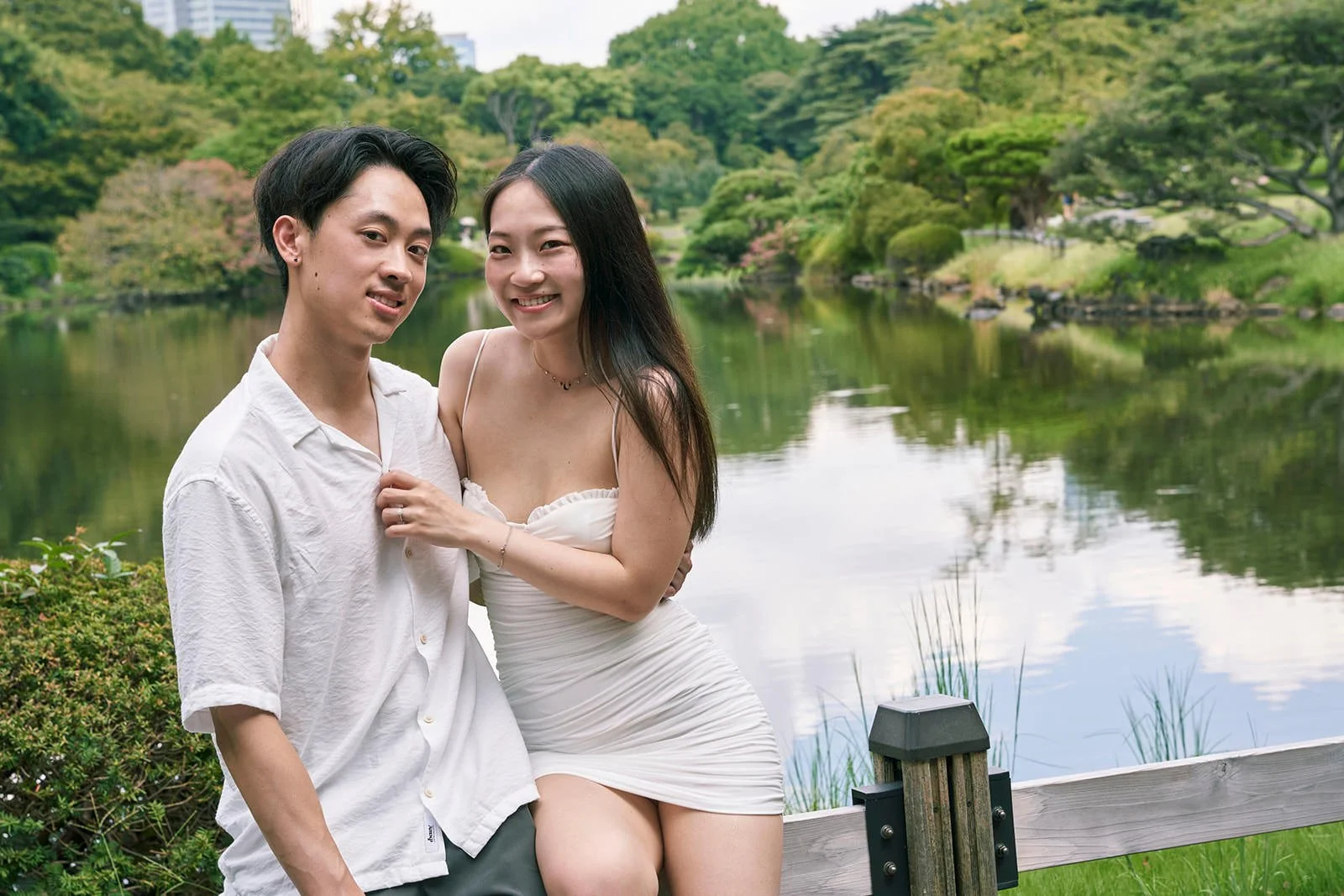 Proposal photoshoot Shinjuku Gyoen summer Tokyo, photo 25