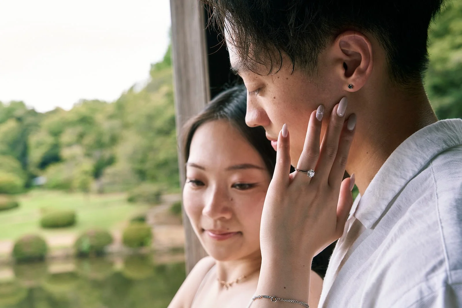 Proposal photoshoot Shinjuku Gyoen summer Tokyo, photo 27
