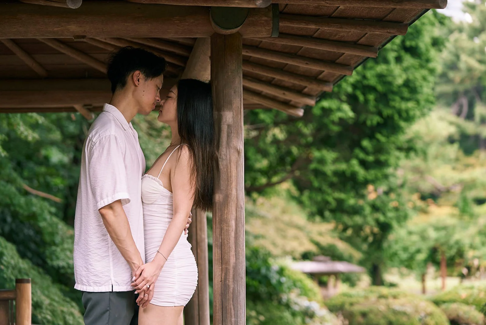 Proposal photoshoot Shinjuku Gyoen summer Tokyo, photo 28