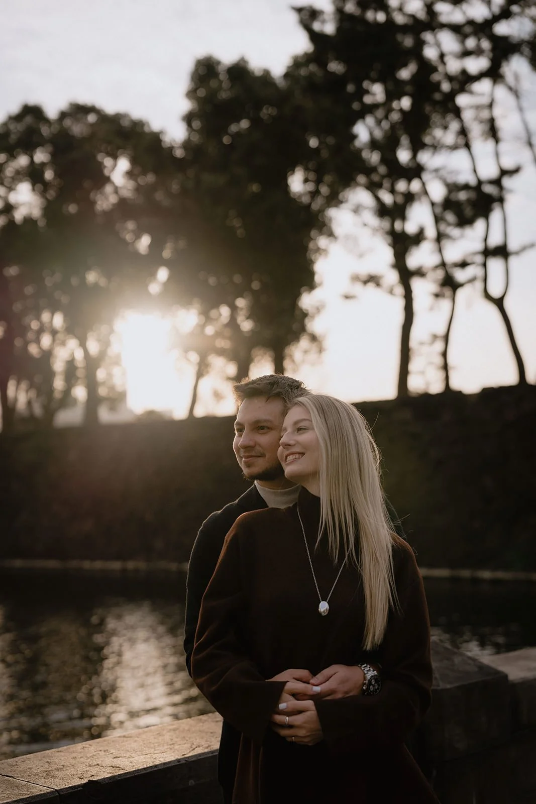 Proposal photoshoot Imperial Palace sunset Tokyo, photo 22