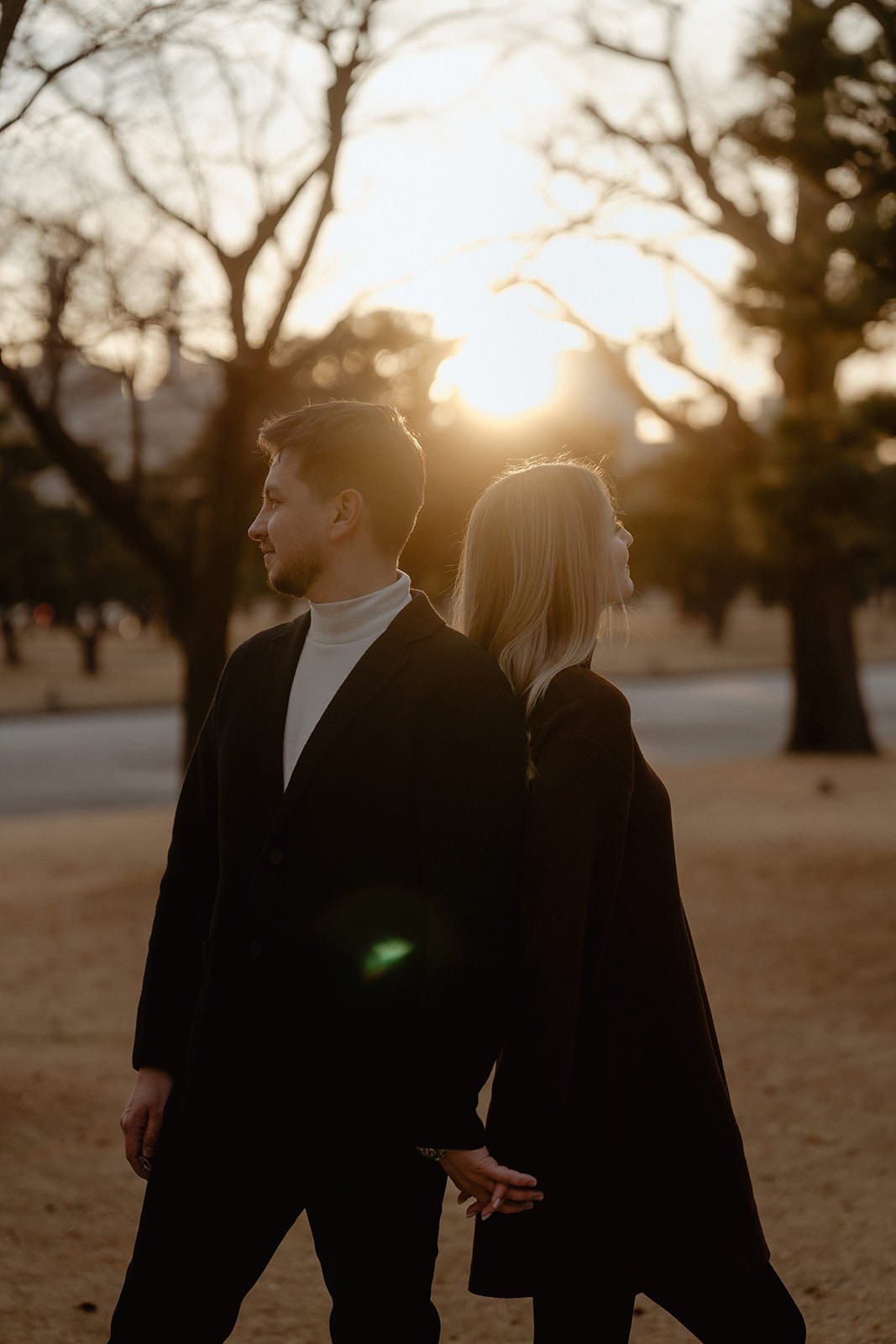 Proposal photoshoot Imperial Palace sunset Tokyo, photo 27
