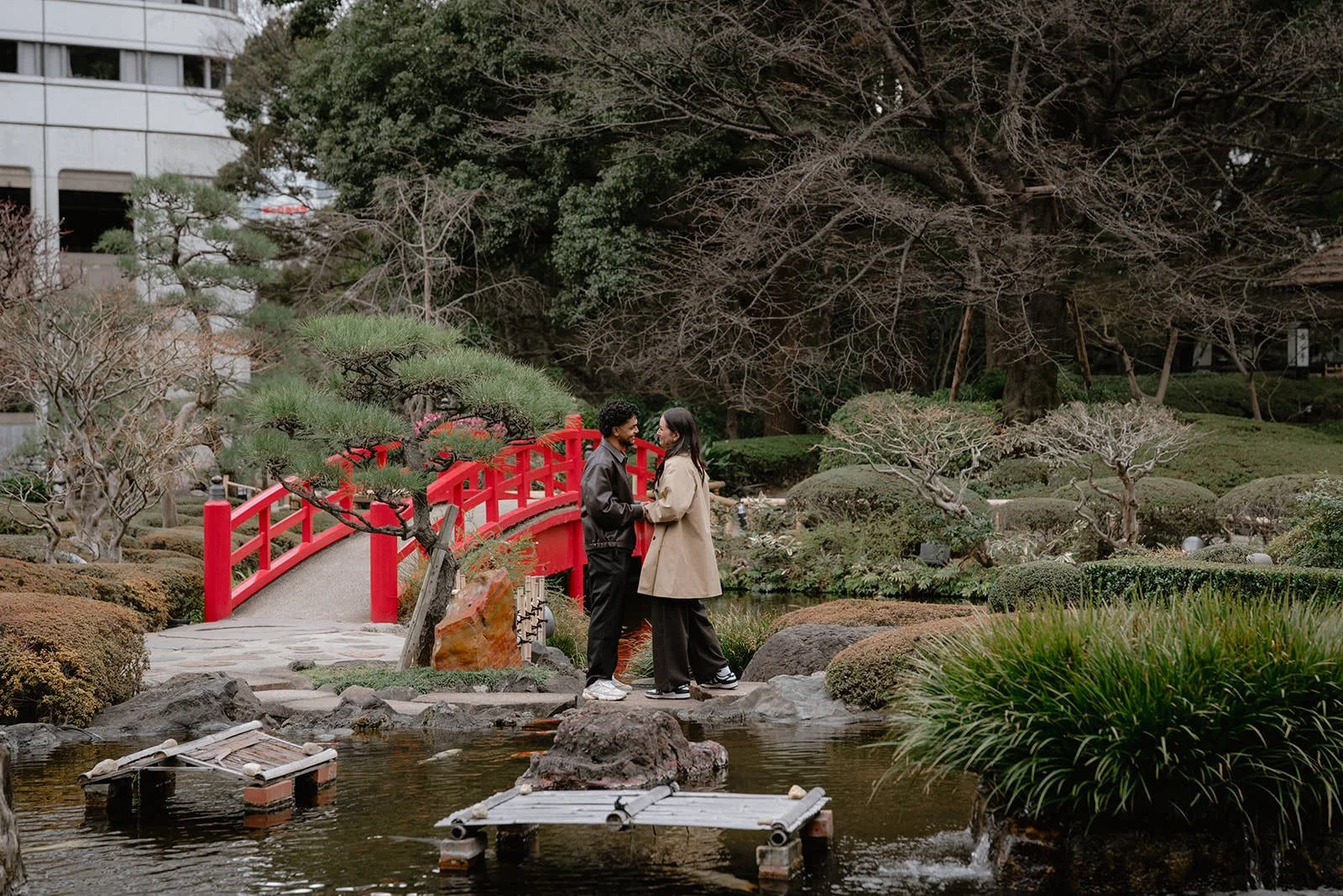Proposal photoshoot New Otani Garden bridge Tokyo, photo 2