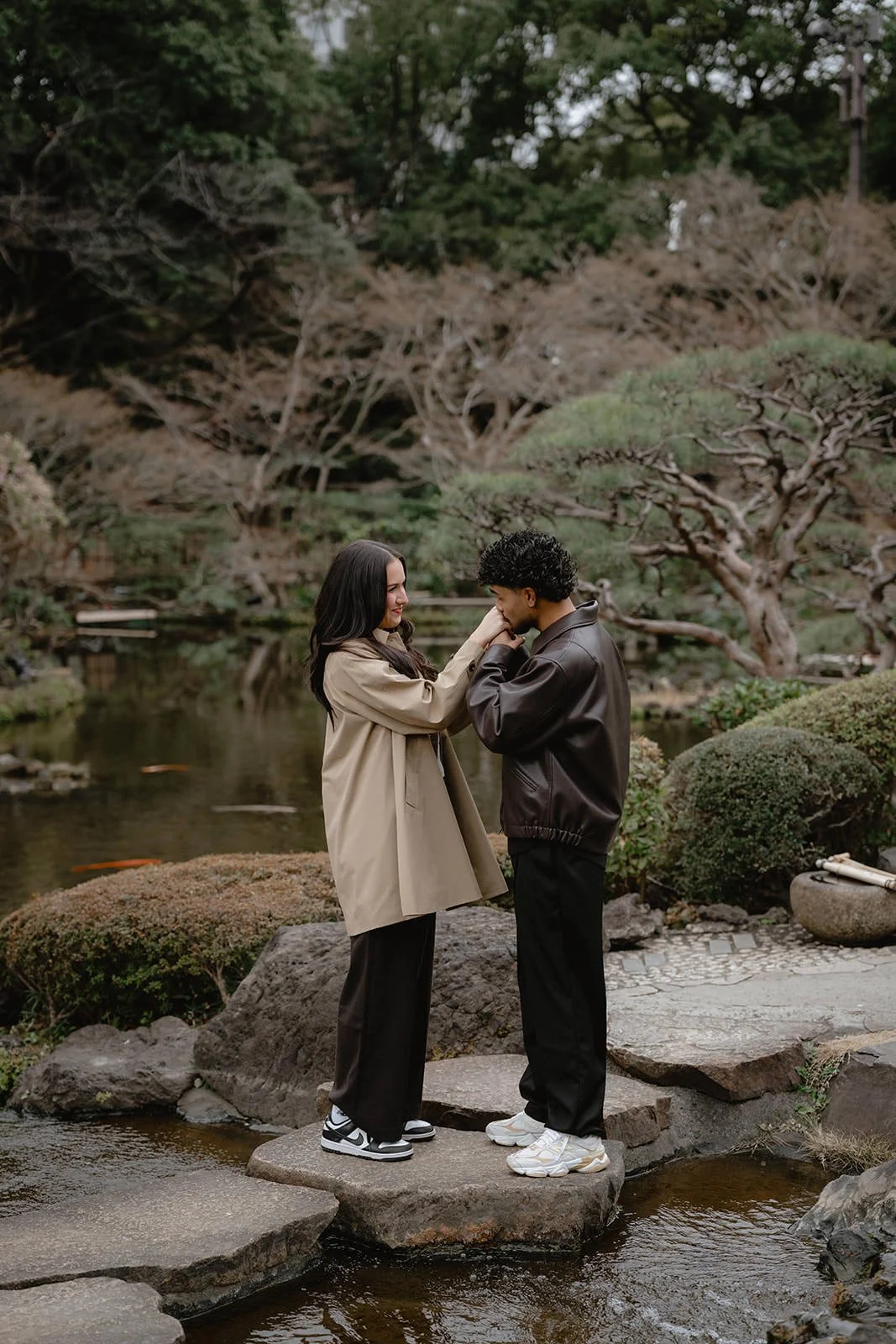 Proposal photoshoot New Otani Garden bridge Tokyo, photo 17