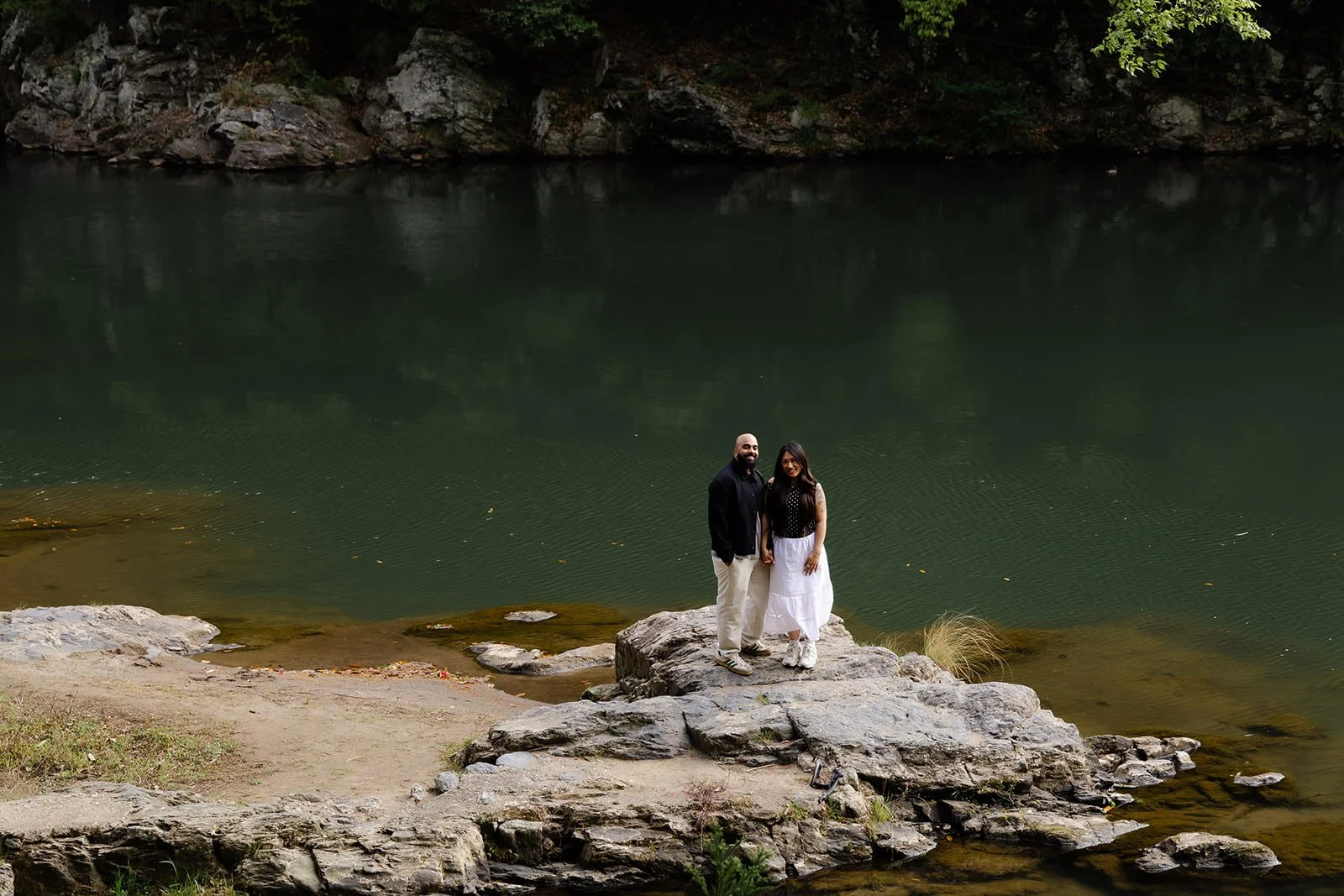 Proposal photoshoot at Katsura River, Kyoto