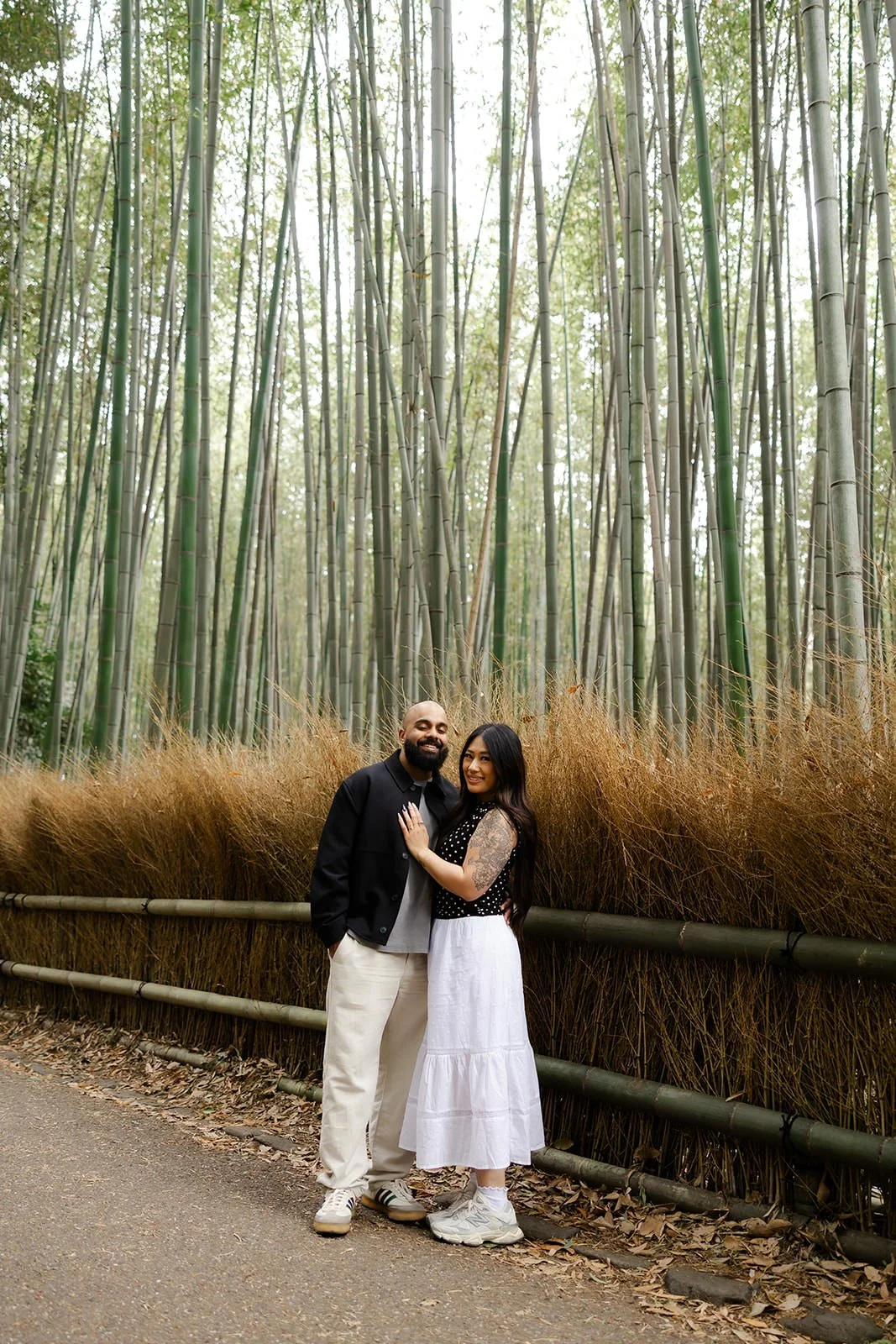 Proposal photoshoot at Katsura River, Kyoto