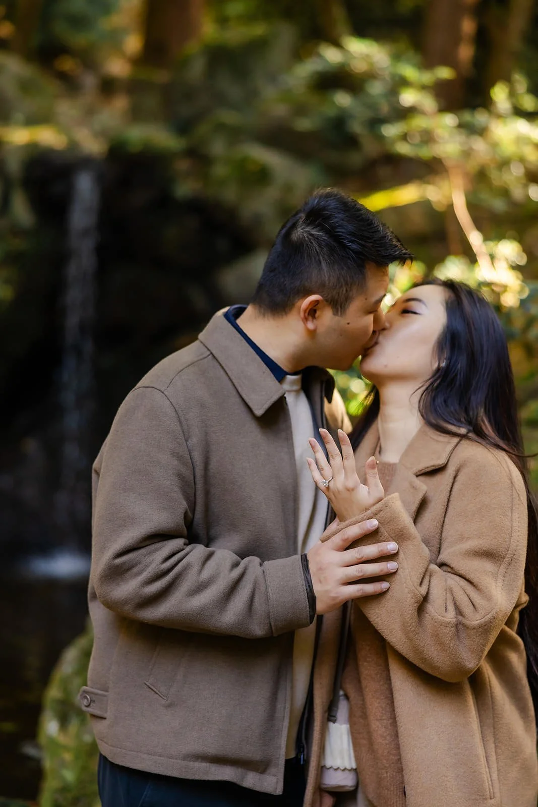 Proposal photoshoot at Daigo-ji at sunset, Kyoto