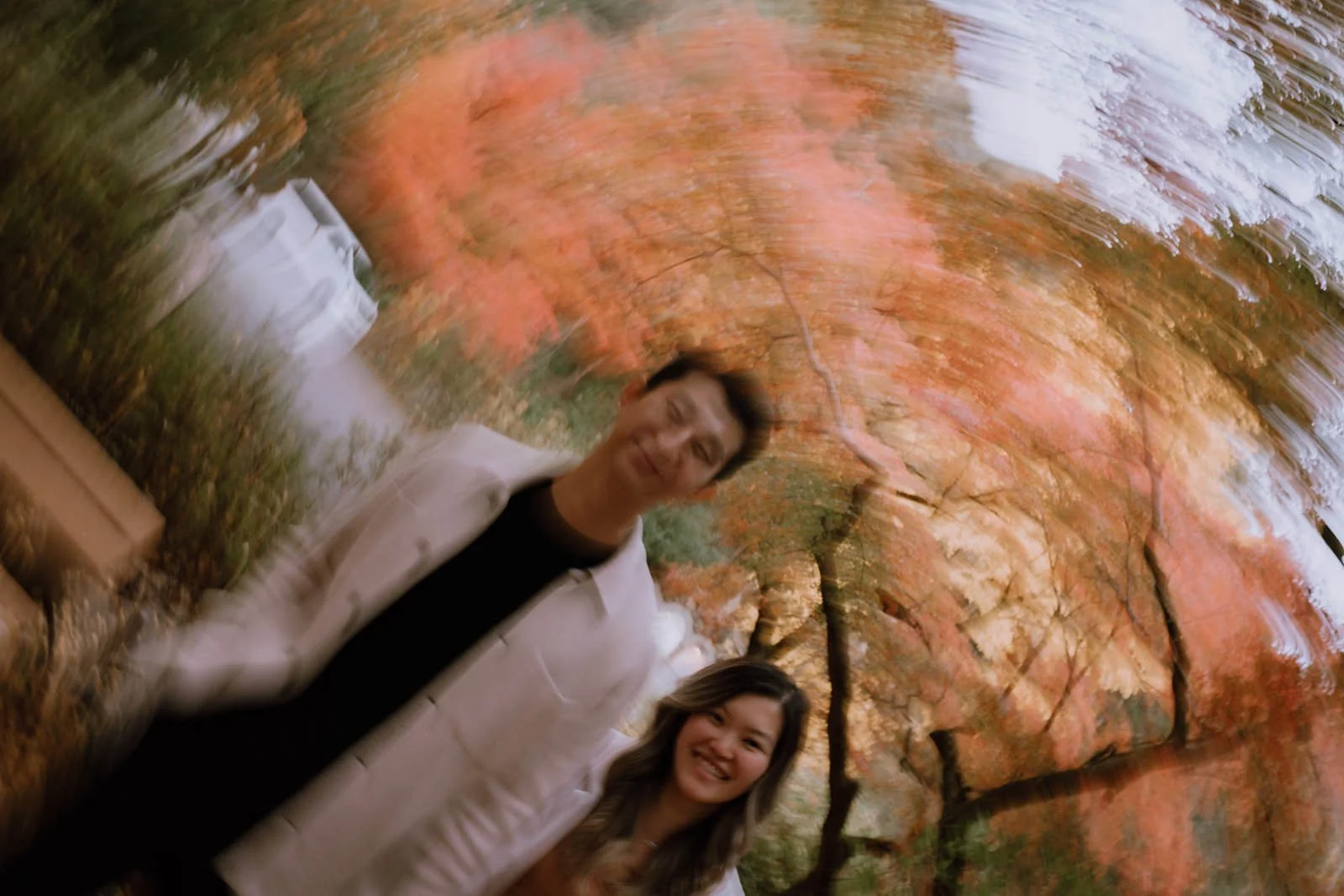 Autumn couple portrait Kyoto Maruyama proposal