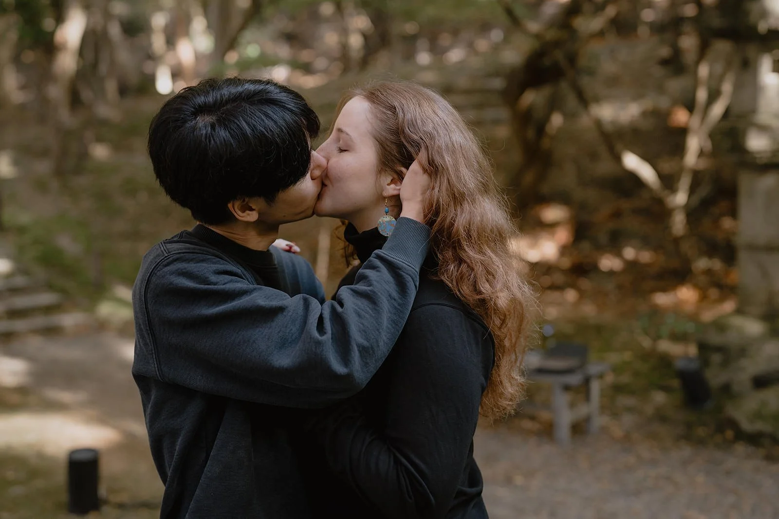 Proposal photoshoot at Daigo-ji temple, Kyoto