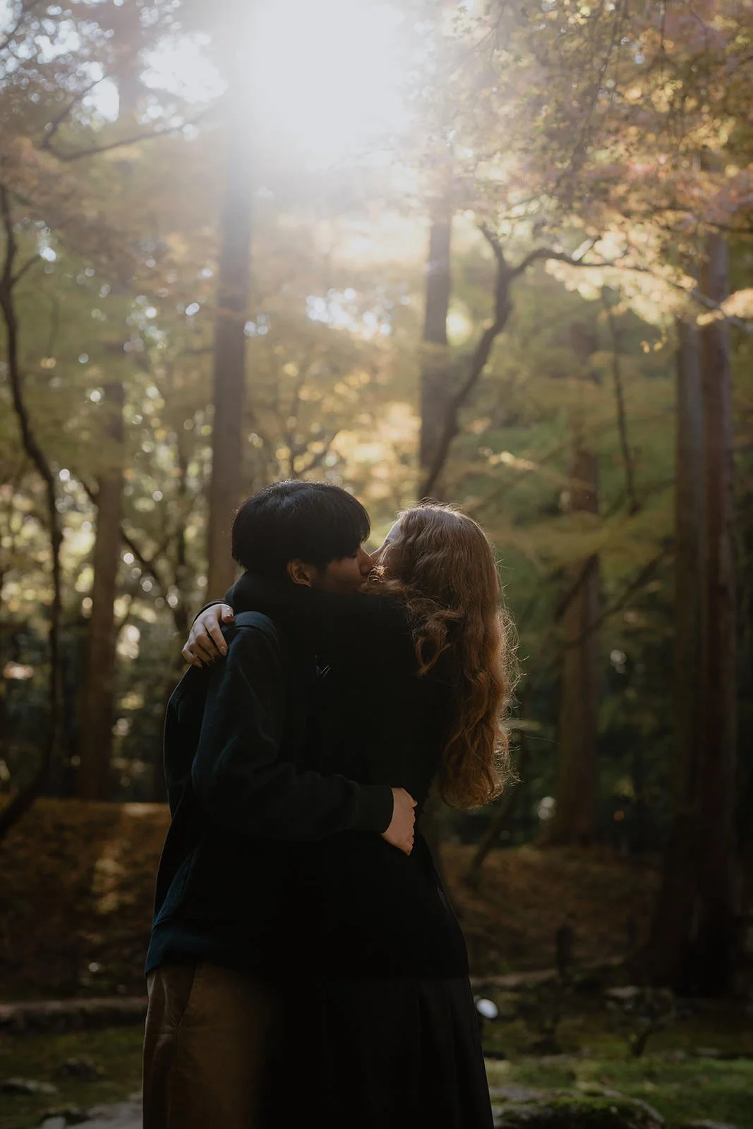 Proposal photoshoot at Daigo-ji temple, Kyoto