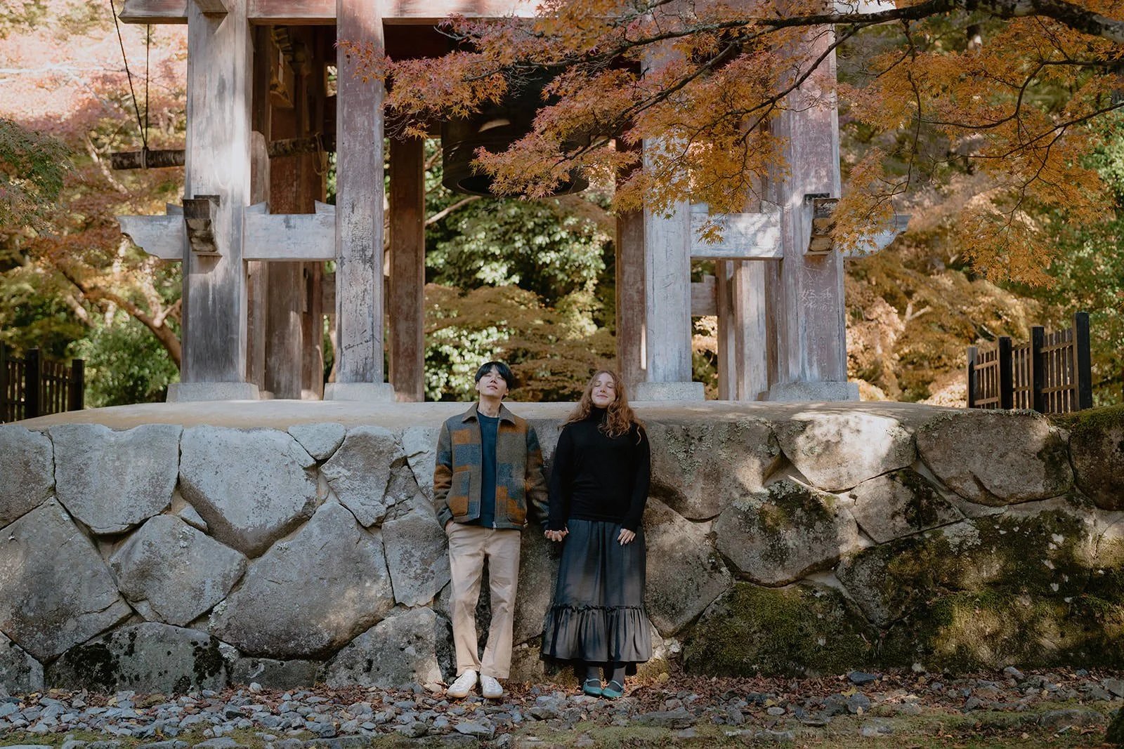 Proposal photoshoot at Daigo-ji temple, Kyoto