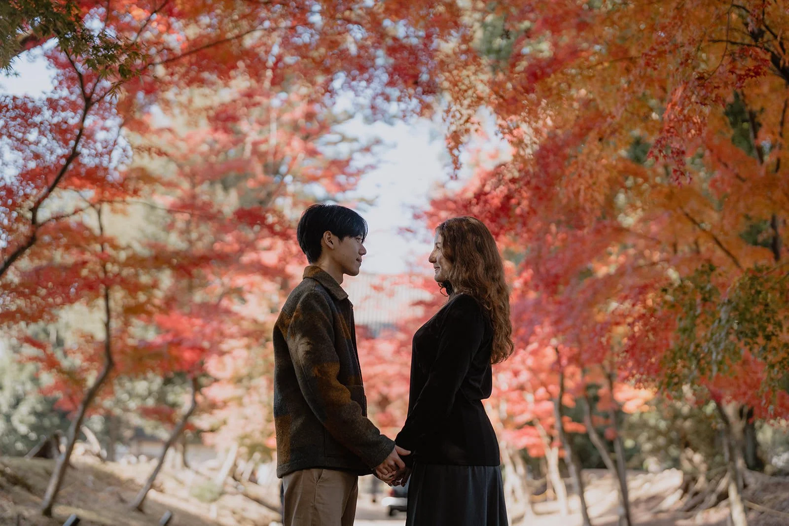 Proposal photoshoot at Daigo-ji temple, Kyoto
