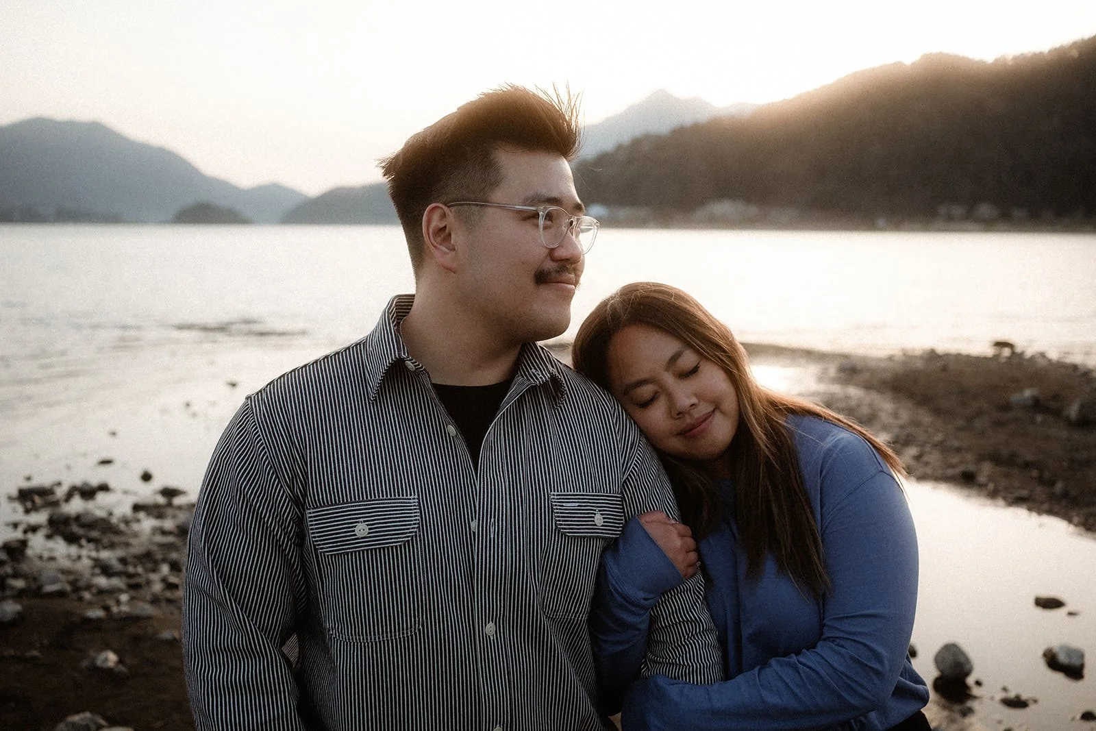 Proposal Fuji Kawaguchiko Sunset Cherry Blossoms 22 — Lake Kawaguchiko / Lake Yamanaka, spring afternoon