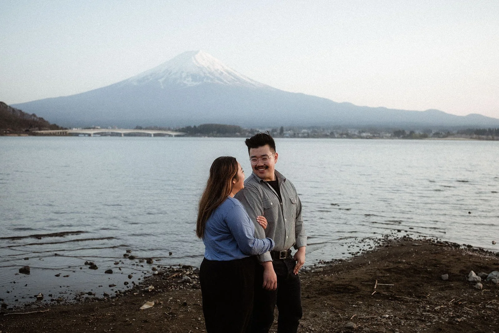 Proposal Fuji Kawaguchiko Sunset Cherry Blossoms 24 — Lake Kawaguchiko / Lake Yamanaka, spring afternoon