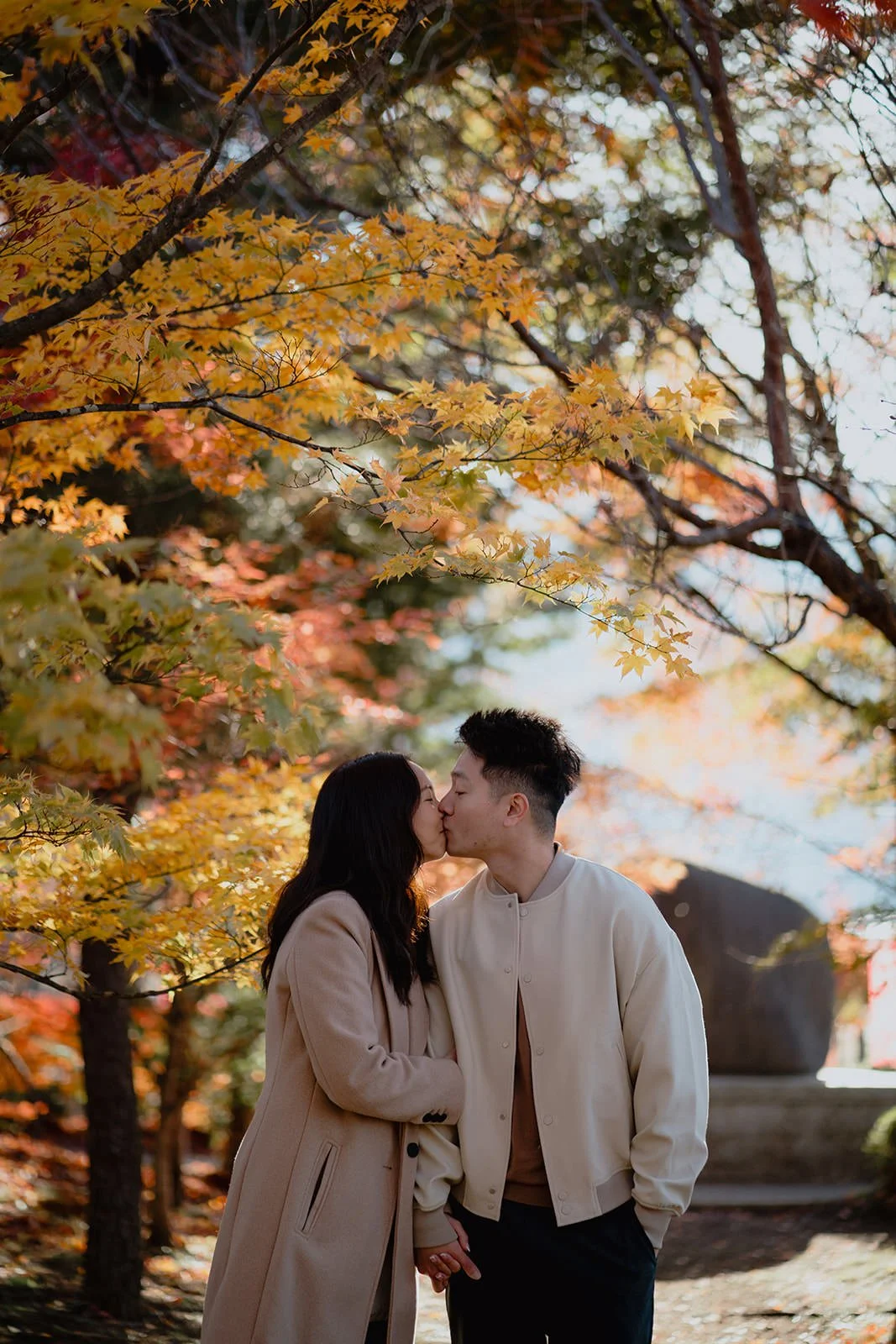 Proposal Kawaguchiko Fuji Autumn 25 — Lake Kawaguchiko / Lake Yamanaka, spring afternoon