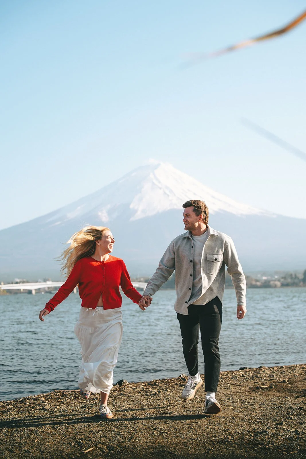 Proposal Kawaguchiko Fuji Cherry Blossoms 10 — Lake Kawaguchiko / Lake Yamanaka, spring afternoon