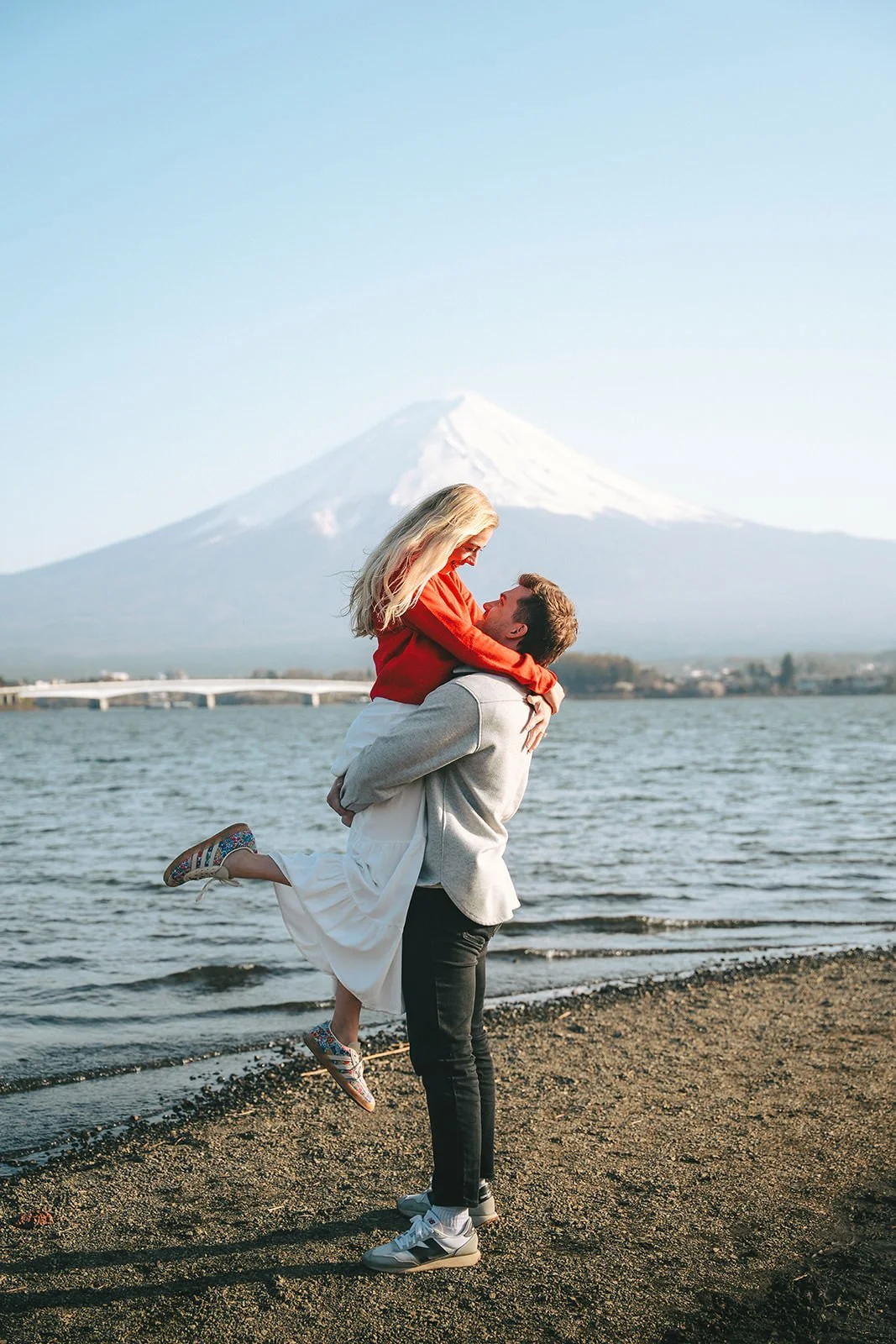 Proposal Kawaguchiko Fuji Cherry Blossoms 11 — Lake Kawaguchiko / Lake Yamanaka, spring afternoon