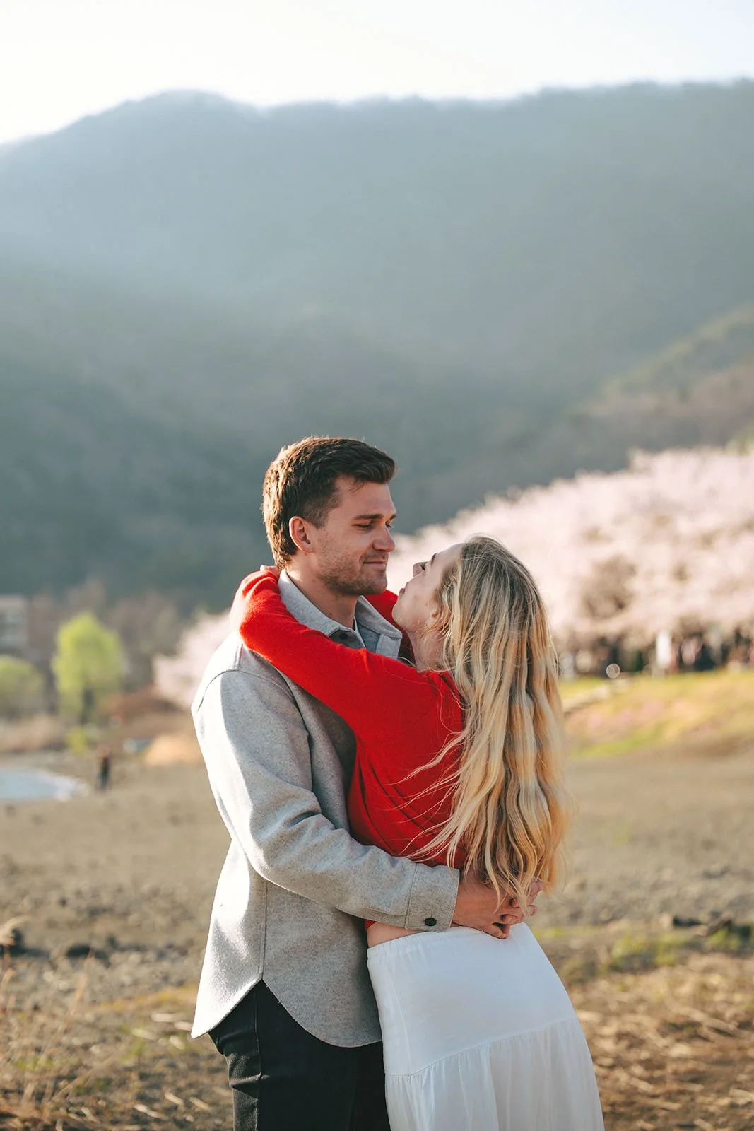 Proposal Kawaguchiko Fuji Cherry Blossoms 13 — Lake Kawaguchiko / Lake Yamanaka, spring afternoon