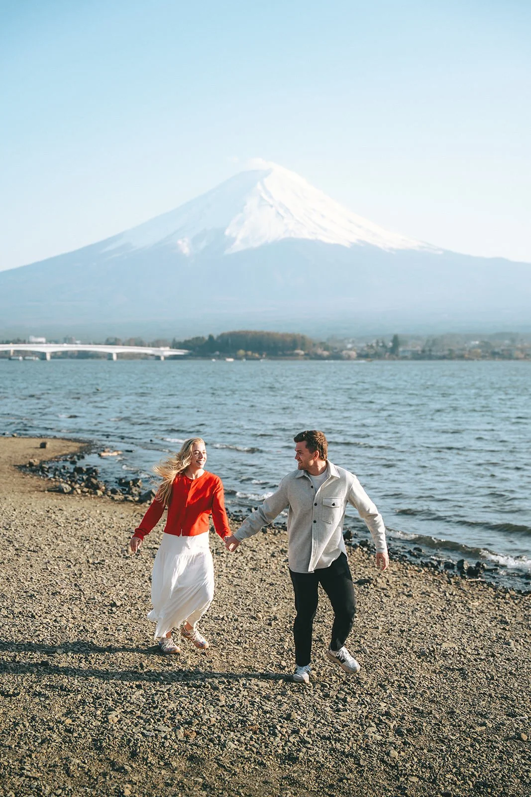 Proposal Kawaguchiko Fuji Cherry Blossoms 14 — Lake Kawaguchiko / Lake Yamanaka, spring afternoon