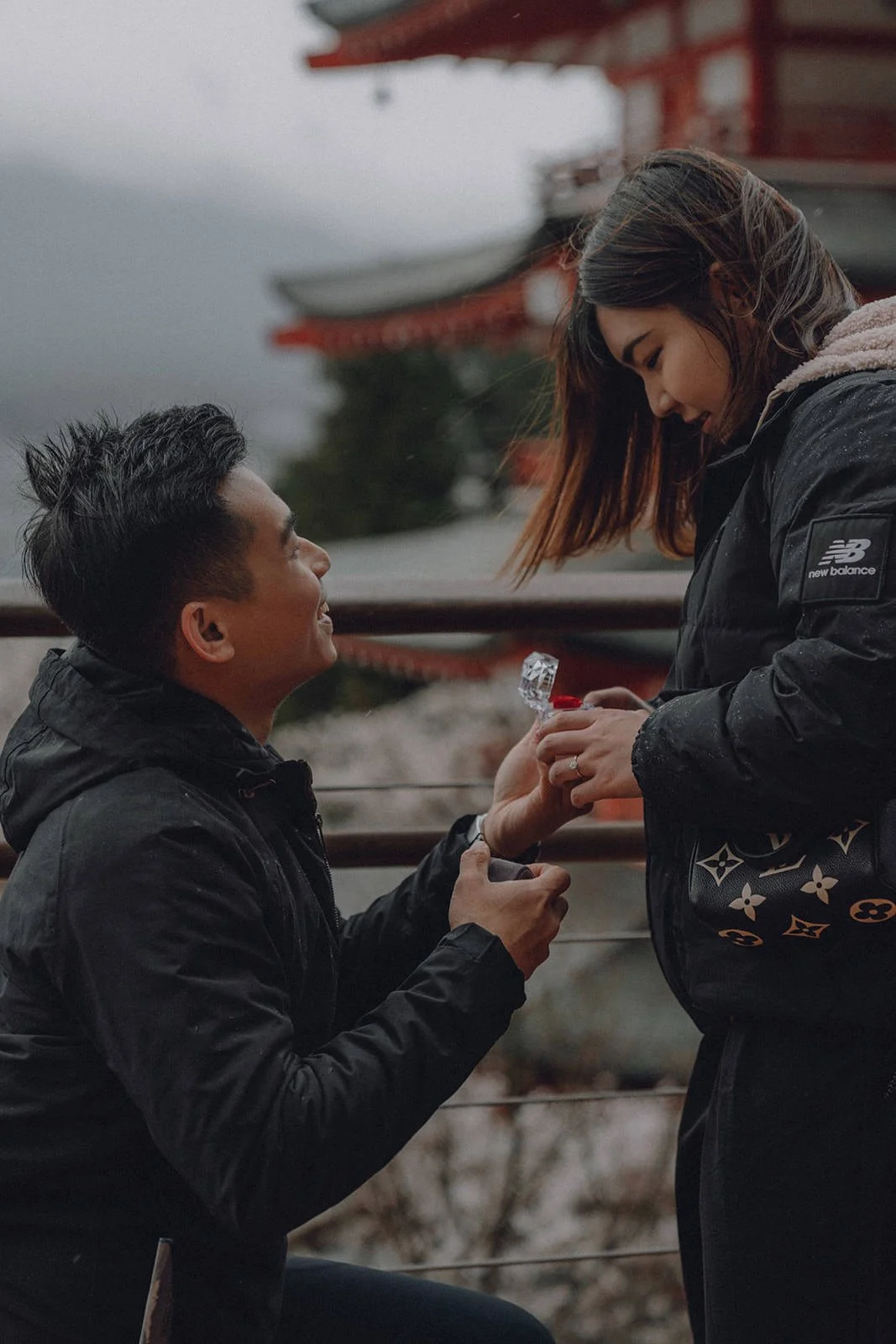 Proposal Kawaguchiko Fuji Chureito Pagoda Cherry Blossoms 5 — Chureito Pagoda, spring morning