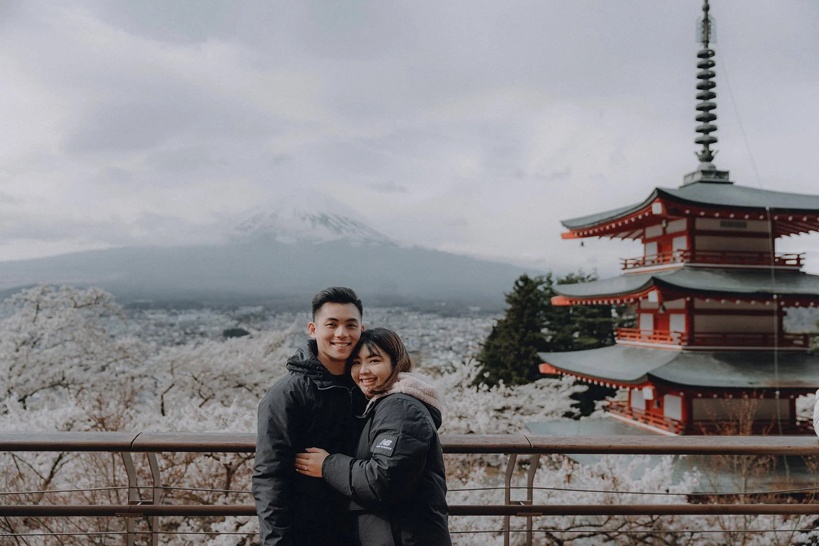 Proposal Kawaguchiko Fuji Chureito Pagoda Cherry Blossoms 24 — Chureito Pagoda, spring morning