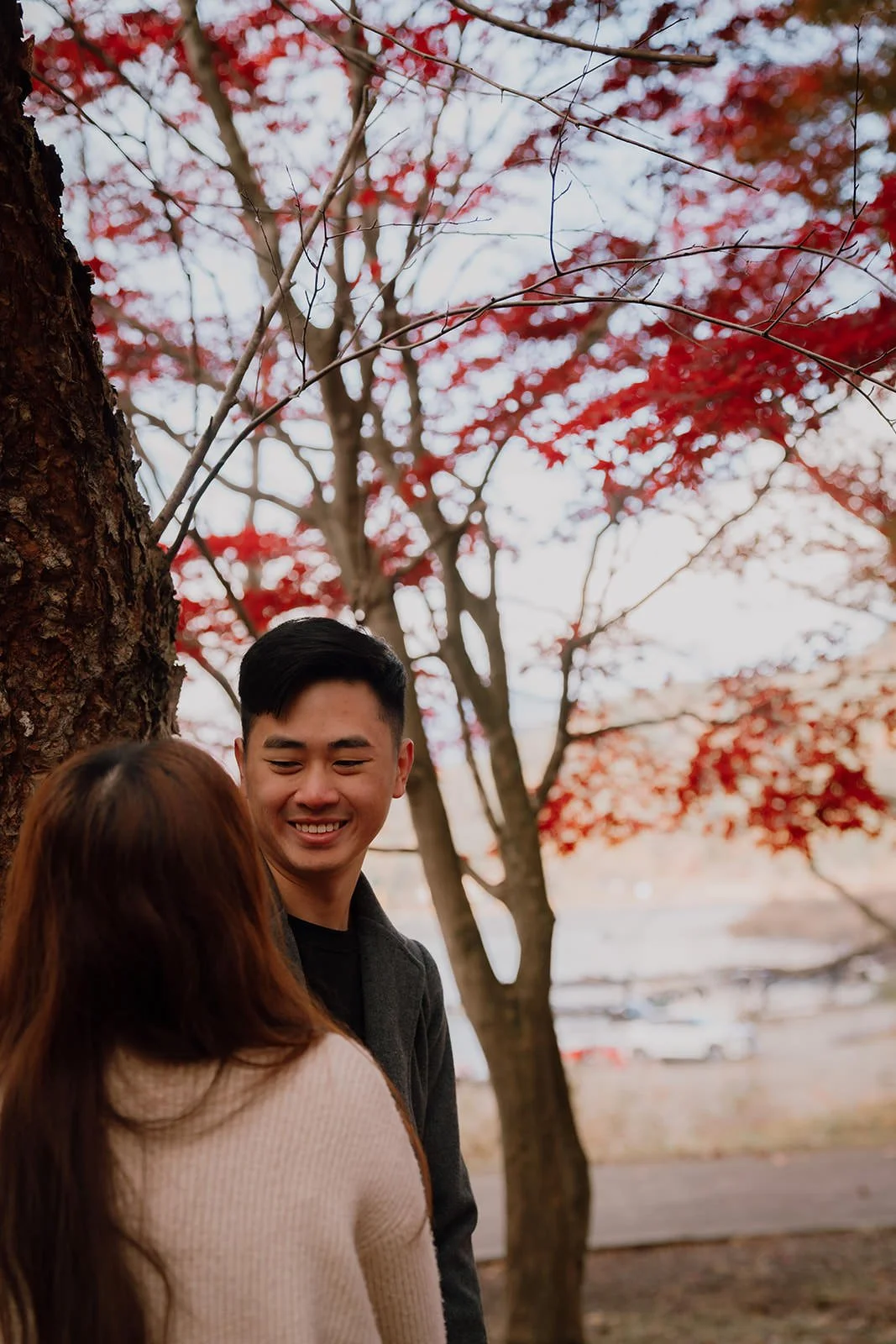 Proposal Kawaguchiko Fuji Lake Haze 24 — Lake Kawaguchiko / Lake Yamanaka, autumn morning